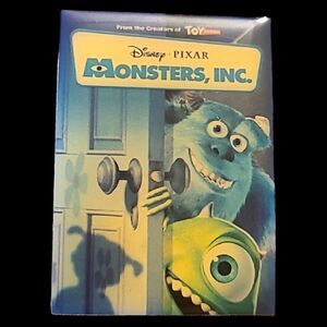 Rare Disney Pin Monsters Inc DVD/Video Release Pinback‎ Disney Pixar